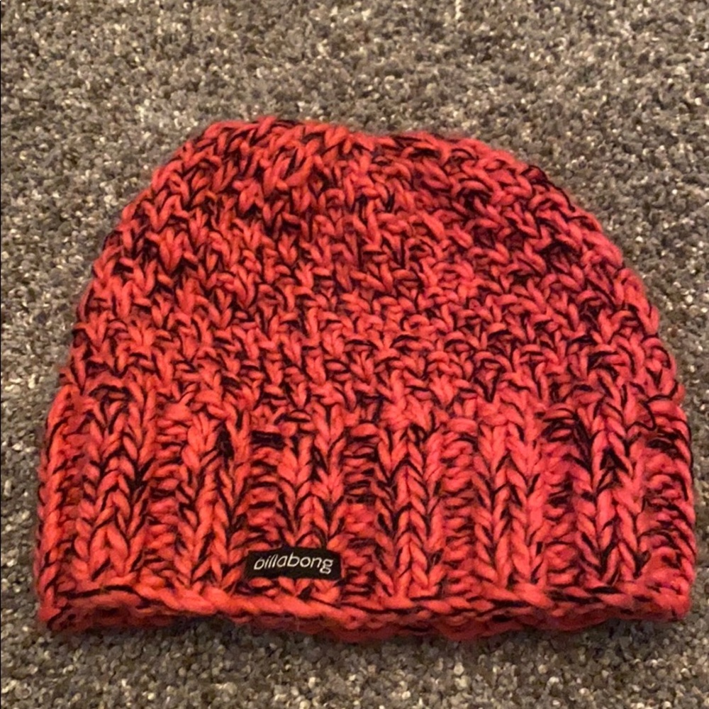 Billabong Pink Woven Beanie